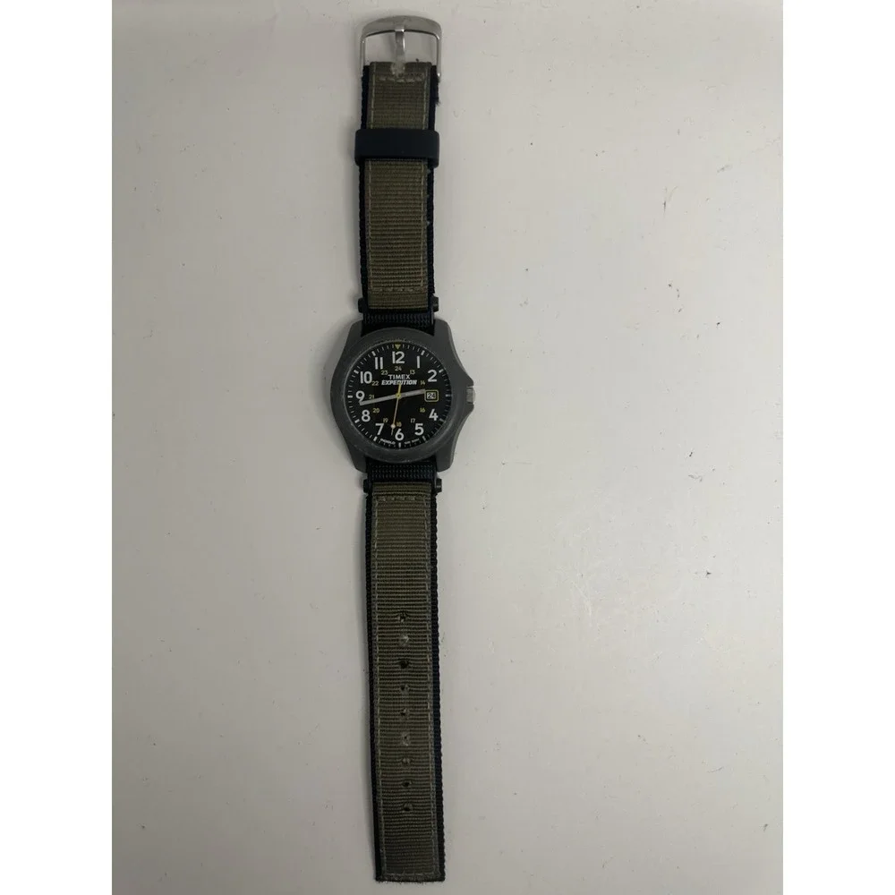 Timex 905 Mens Indiglo Expedition Watch New Battery V0‎ 2011 38MM 8